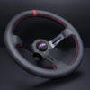 RED LEATHER RACE WHEEL