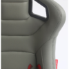 Cipher Auto - Racing Seats Gray Leatherette Carbon Fiber w/ dark grey stitching