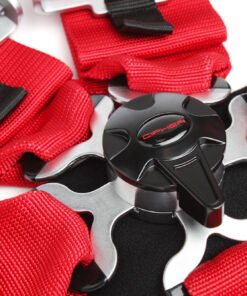 Cipher Red 5 Point 3 Inches Camlock Racing Harness - SFI 16.1