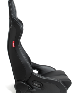 Cipher Auto - Viper Racing Seats all black PU Leatherette & Carbon Fiber PU W/ white stitching