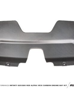 AMS Performance Infiniti Q50 / Q60 Red Alpha Matte Carbon Front Duct