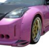 2003-2008 Nissan 350Z Duraflex Vader 3 Wide Body Front Fender Flares - 2 Piece