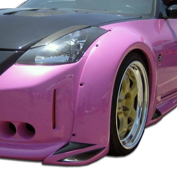 2003-2008 Nissan 350Z Duraflex Vader 3 Wide Body Front Fender Flares - 2 Piece