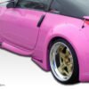 2003-2008 Nissan 350Z Duraflex Vader 3 Body Kit - 4 Piece - Includes Vader 3 Wide Body Front Bumper Cover (102263) Vader 3 Wide Body Rear Bumper Cover (102265) Vader 3 Wide Body Side Skirts Rocker Panels (102264)