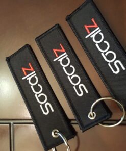 SOCALZ JET TAG KEY CHAIN