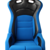 Cipher Auto - Viper Racing Seats Blue Cloth w/ Black Carbon PU - Pair