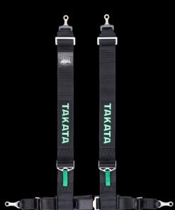 Street Oriented 4 point harness
3" Shoulders, 2" Lap belts with Pull-down adjusters
Bolt-in hardware
Street Legal
Available in Green or Black