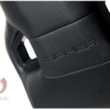 Cipher Auto -  Racing Seats Mocha Leathrette Carbon Fiber w/ Brown Stitching