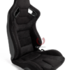 Cipher Auto - AR-9 Revo Racing Seats Black Suede & Fabric w/ carbon fiber poly backing - Pair