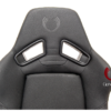 Cipher AR-8 Revo Racing Seats All Black Leatherette w/ black outer stitching -Pair