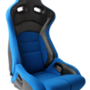 Cipher Auto - Viper Racing Seats Blue Cloth w/ Black Carbon PU - Pair