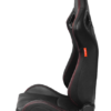 CPA2009RS Cipher Racing Seats Black Leatherette Carbon Fiber w/ Red Stitching - Pair (NEW!)