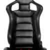 Cipher Auto - Racing Seats black w/ white stitching