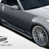 2003-2008 Nissan 350Z Duraflex J-Spec Body Kit - 4 Piece - Includes J-Spec Front Bumper Cover (107829) J-Spec Side Skirts Rocker Panels (107830) J-Spec Rear Lip Under Spoiler Air Dam (107831)
