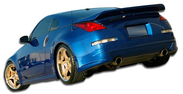 2003-2008 Nissan 350Z Duraflex AM-S Rear Lip Under Spoiler Air Dam - 1 Piece