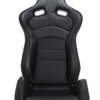 Cipher Auto - VP- 8 Racing Seats all black w/ Black Carbon PU- Pair