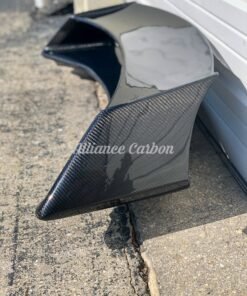 AMS Style Wing Spoiler Carbon Fiber w/ Carbon Top & 3rd Brake Light - Nissan 370z 09+
