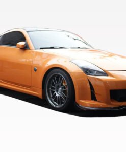 2003-2008 Nissan 350Z 2dr Ams Full Kit. All Vis fiberglass Body Kits; bumpers, Lips side skirts, spoilers, and hoods are made out of a high quality fiberglass. All Body Kits come with wire mesh if applicable. Professional installation required. Picture shown is for illustration purpose only. Actual product may vary due to product enhancement. Modification of part is required to ensure proper fitment. Test fit all Body Kit parts before any modification or painting. Accessories like fog lights, driving lights, splitter, canards, add-on lip, intake scoops, or other enhancement products are not included unless specified in the product description. Intended for OFF ROAD use only.