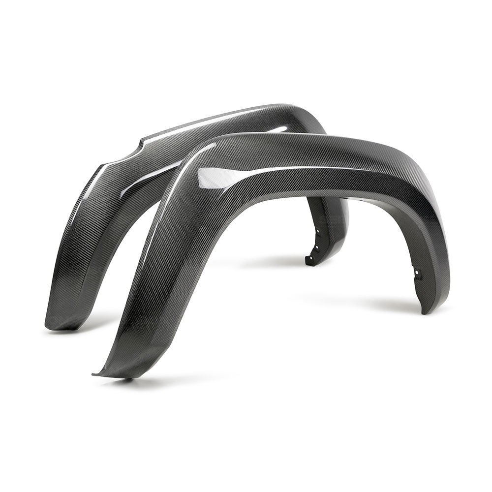 CARBON FIBER REAR FENDER FLARES FOR 2016-2020 TOYOTA TACOMA
