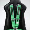 Cipher Green 5 Point 3 Inches Camlock Racing Harness - SFI 16.1