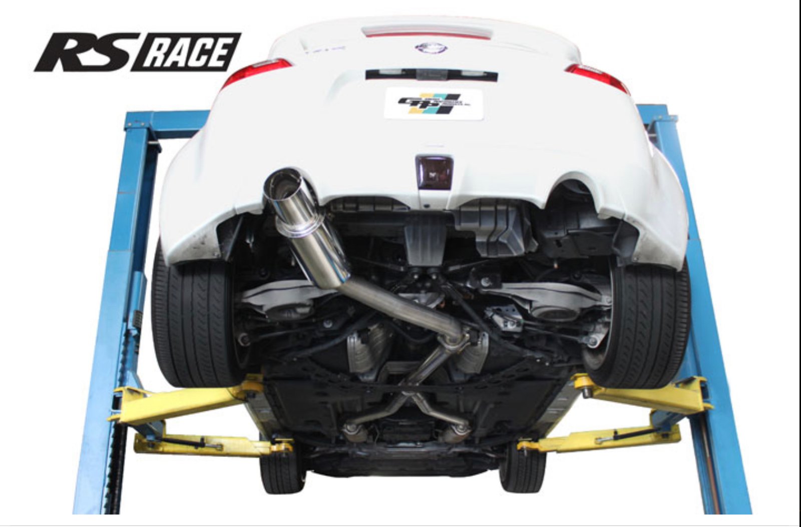 GReddy Revolution RS-Race Exhaust (Single Exit NON-RES): Nissan 370Z 09+