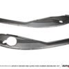 AMS Performance Infiniti Q50 & Q60 Red Alpha Matte Carbon Fender Side Trim Set