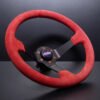 FULL COLORED SUEDE STEERING WHEEL