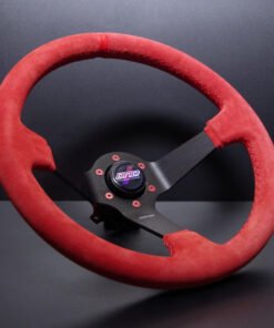 FULL COLORED SUEDE STEERING WHEEL