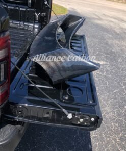AMS Style Wing Spoiler Carbon Fiber w/ Carbon Top & 3rd Brake Light - Nissan 370z 09+
