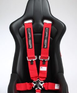 Cipher Red 5 Point 3 Inches Camlock Racing Harness - SFI 16.1