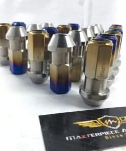 True burnt titanium lugnuts