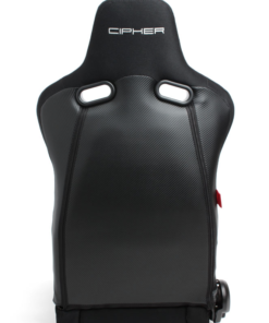 Cipher Auto - VP- 8 Racing Seats all black w/ Black Carbon PU- Pair