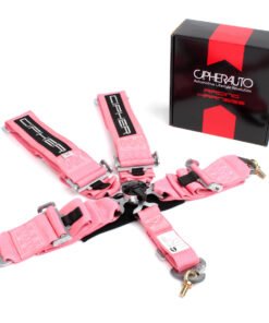 Cipher Pink Ribbon Edition 5 Point 3 Inches Camlock Racing Harness - SFI 16.1