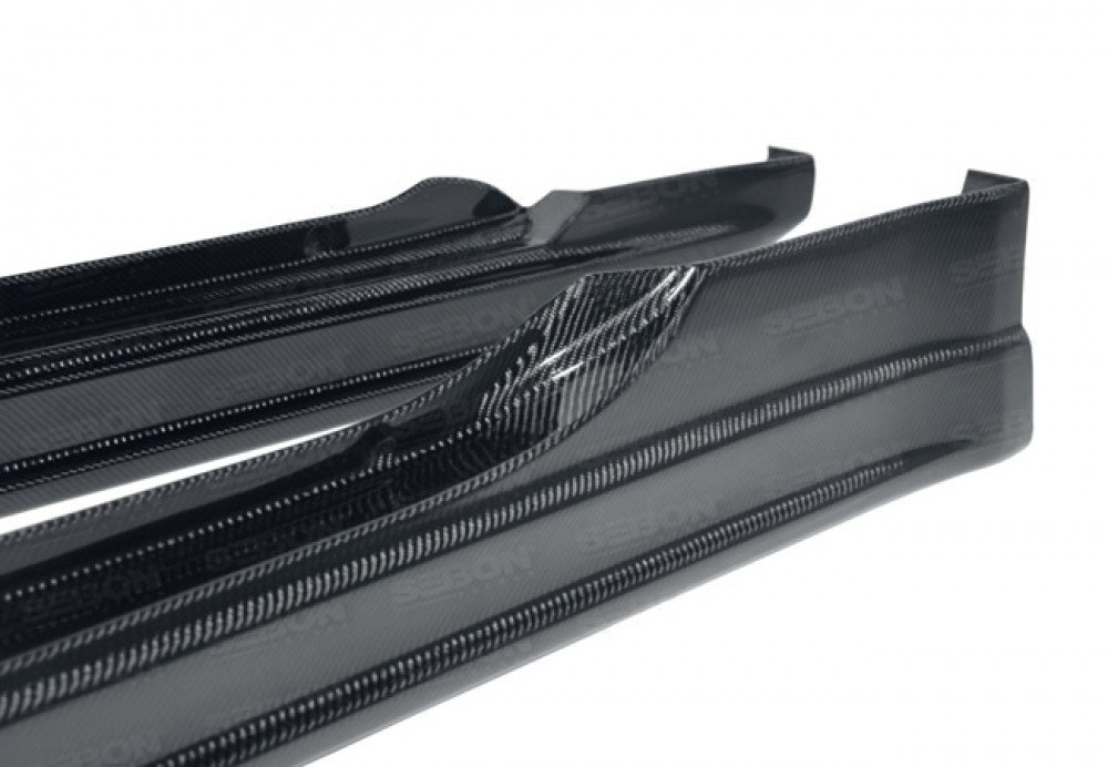 CW-STYLE CARBON FIBER SIDE SKIRTS FOR 2002-2005 NISSAN 350Z