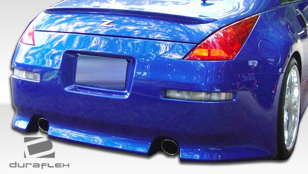 2003-2008 Nissan 350Z Duraflex V-Speed Body Kit - 4 Piece - Includes V-peed Front Bumper Cover (105646) V-Speed Side Skirts Rocker Panels (105647) V-Speed Rear Bumper Cover (105648)