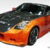 2003-2008 Nissan 350Z Duraflex Vader 3 Body Kit - 4 Piece - Includes Vader 3 Wide Body Front Bumper Cover (102263) Vader 3 Wide Body Rear Bumper Cover (102265) Vader 3 Wide Body Side Skirts Rocker Panels (102264)