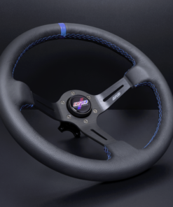 BLUE LEATHER RACE WHEEL 