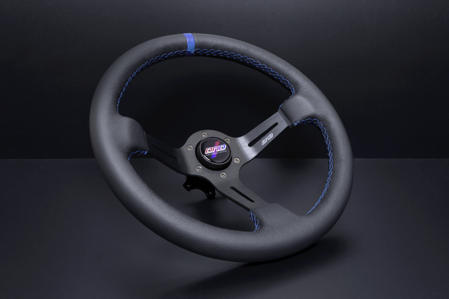BLUE LEATHER RACE WHEEL