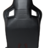 Cipher Auto -  Racing Seats Mocha Leathrette Carbon Fiber w/ Brown Stitching