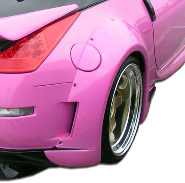 2003-2008 Nissan 350Z Duraflex Vader 3 Wide Body Rear Fender Flares - 2 Piece