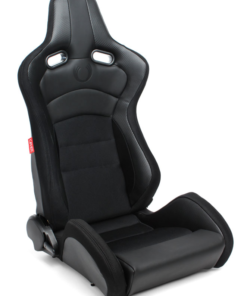 Cipher Auto - VP- 8 Racing Seats all black w/ Black Carbon PU- Pair