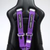 Cipher Purple 5 Point 3 Inches Camlock Racing Harness - SFI 16.1