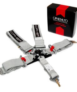 Cipher Silver 5 Point 3 Inches Camlock Racing Harness - SFI 16.1